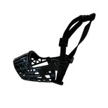 Nobleza Honden muilkorf - Zwart - Maat XXS