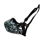 Nobleza Honden muilkorf - Zwart - Maat S