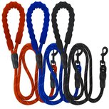 Nobleza Hondenriem met dik handvat - Rond - Reflecterend - 150 cm Nobleza Hondenriem met dik handvat - Rond - Reflecterend - 150 cm