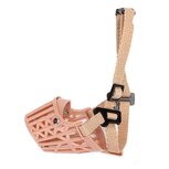 Nobleza Honden muilkorf - Beige - Maat XXS