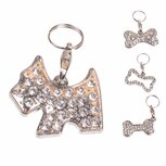 Nobleza Honden halsbandhanger met briljantjes Nobleza Honden halsbandhanger met briljantjes