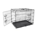 Nobleza Bench voor hond en kat - Metaaldraad - Zwart - S Nobleza Bench voor hond en kat - Metaaldraad - Zwart - S