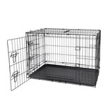 Nobleza Bench voor hond en kat - Metaaldraad - Zwart - XXL Nobleza Bench voor hond en kat - Metaaldraad - Zwart - XXL