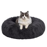 Pecco Ronde mand voor hond en kat - 50 cm - Fluffy - Zwart Pecco Ronde mand voor hond en kat - 50 cm - Fluffy - Zwart