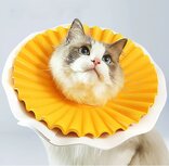 Aino Zachte beschermkraag voor kat - Oranje - Maat M Aino Zachte beschermkraag voor kat - Oranje - Maat M