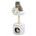 Nobleza Kattenmeubel met huisje - Wit - Pluizig schaap - 67 cm Nobleza Kattenmeubel met huisje - Wit - Pluizig schaap - 67 cm