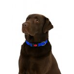 Nobleza Hondenhalsband met kliksluiting - Blauw - Reflecterend - 60 cm Nobleza Hondenhalsband met kliksluiting - Blauw - Reflecterend - 60 cm