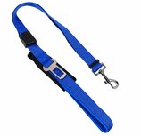 Nobleza Honden autogordel met handvat - Blauw - Lengte verstelbaar