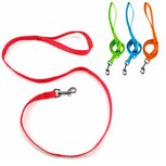 Nobleza Hondenriem - Nylon - Gestipt - Lengte 120 cm - Breedte 1 cm