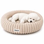 Pecco Premium orthopedische hondenmand - 60 cm - Beige - 2 In 1