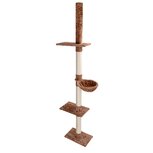 Nobleza Kattentoren met hangmat - Lengte 285 cm - Beige