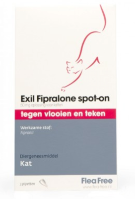 Flea Free Fipralone Spot-On Kat