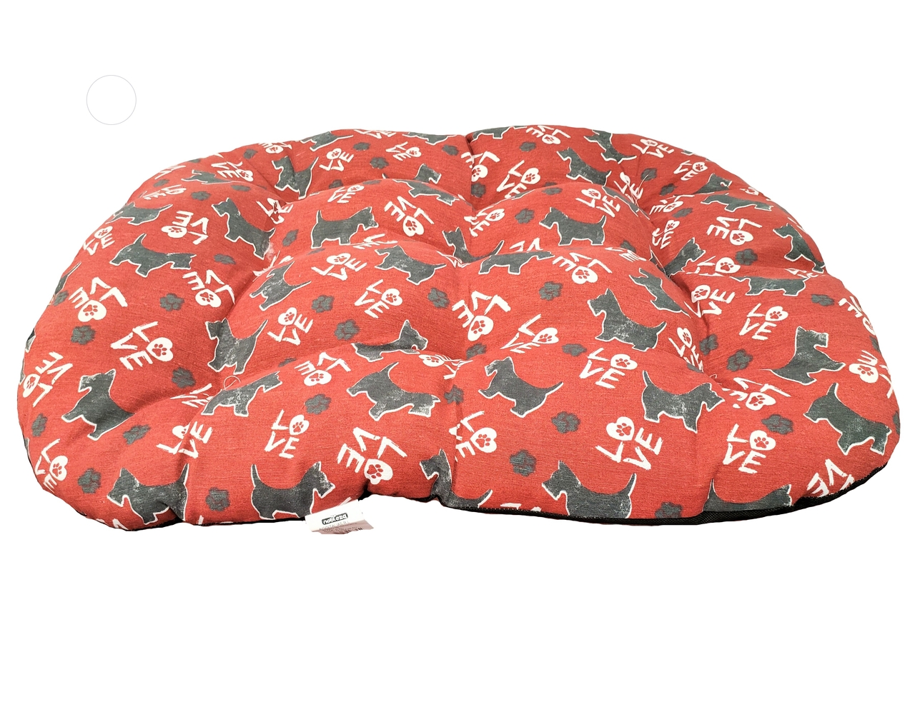 Nobleza Hondenkussen 40x55 cm - Love Dog - Rood — afbeelding 1