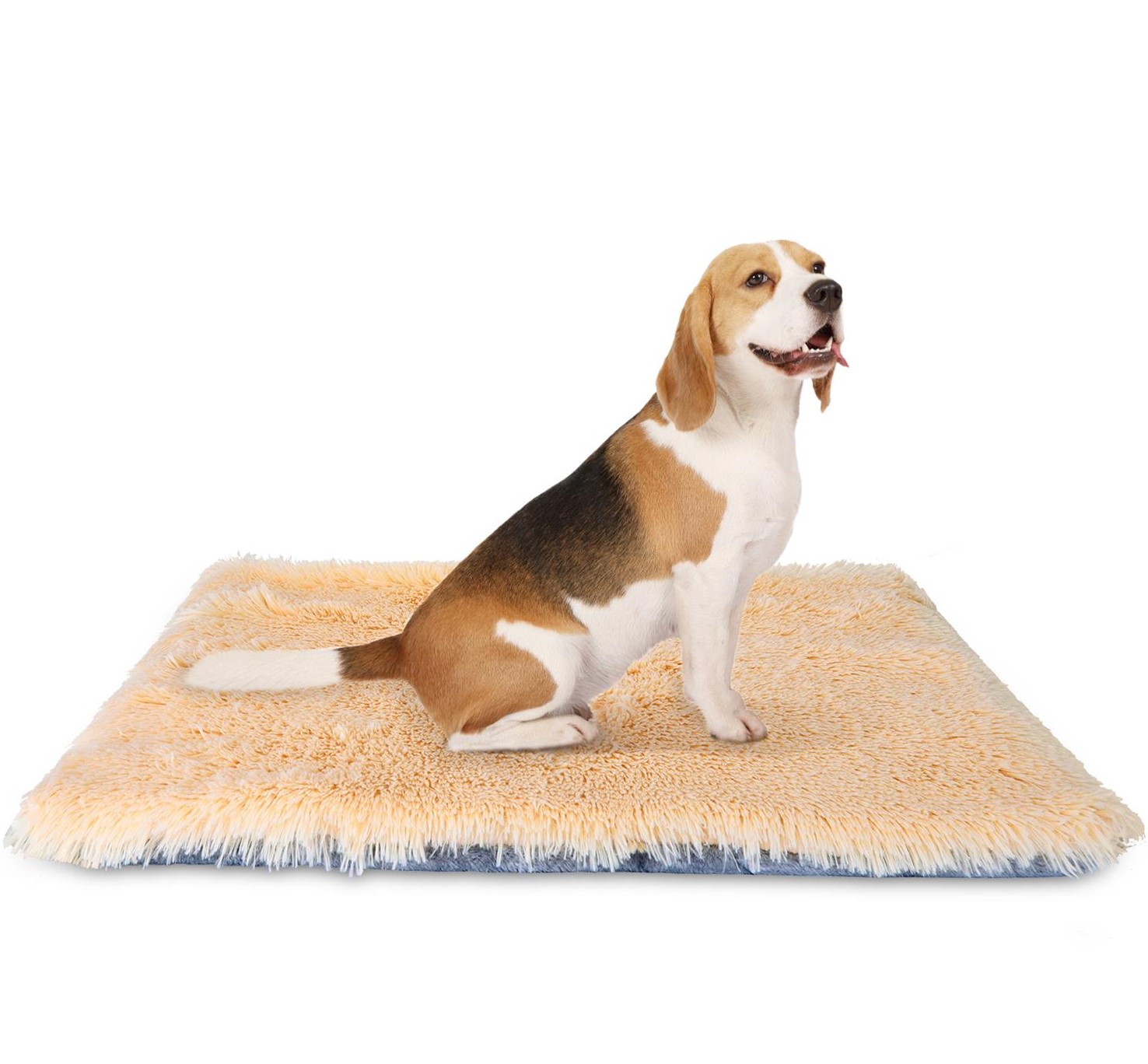 Nobleza Kleed - Fluffy / pluche - Voor hond en kat - Beige - 70x85 cm