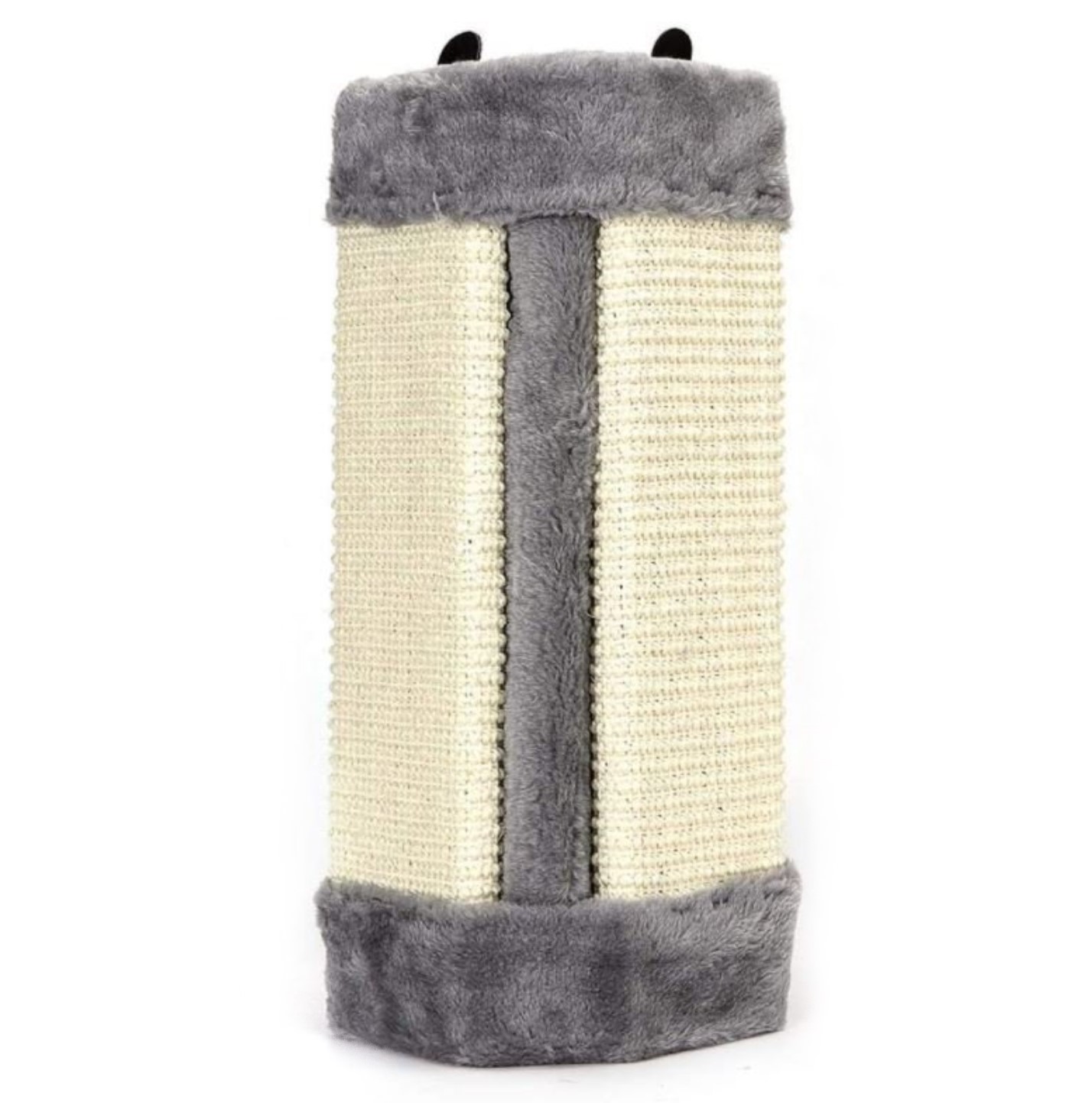 Nobleza Krabplank Hoekmodel - Krabmat - Krabpaal - voor Kat - 40 x 25 cm - Grijs
