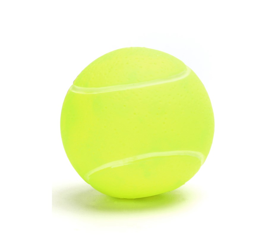 Nobleza Tennisbal - Hondenspeelgoed - Piepspeelgoed - Apporteerspeelgoed - Hondenbal - Speelbal hond - Bal hond - Tennisballen voor honden - Vinyl - Geel - 3 Stuks