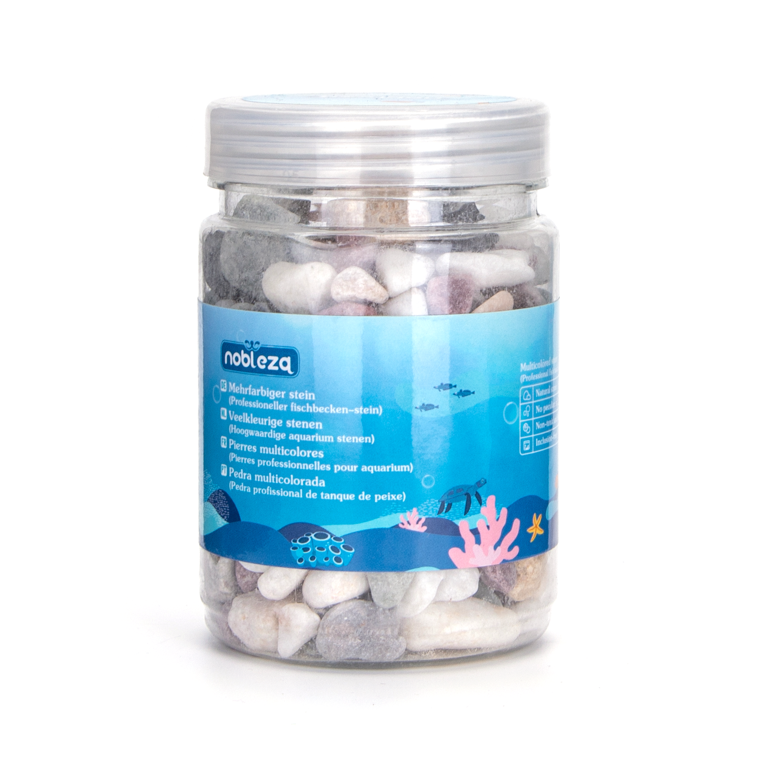 Nobleza Aquarium bodembedekking - Kleurenmix - Kiezels - 400 gram