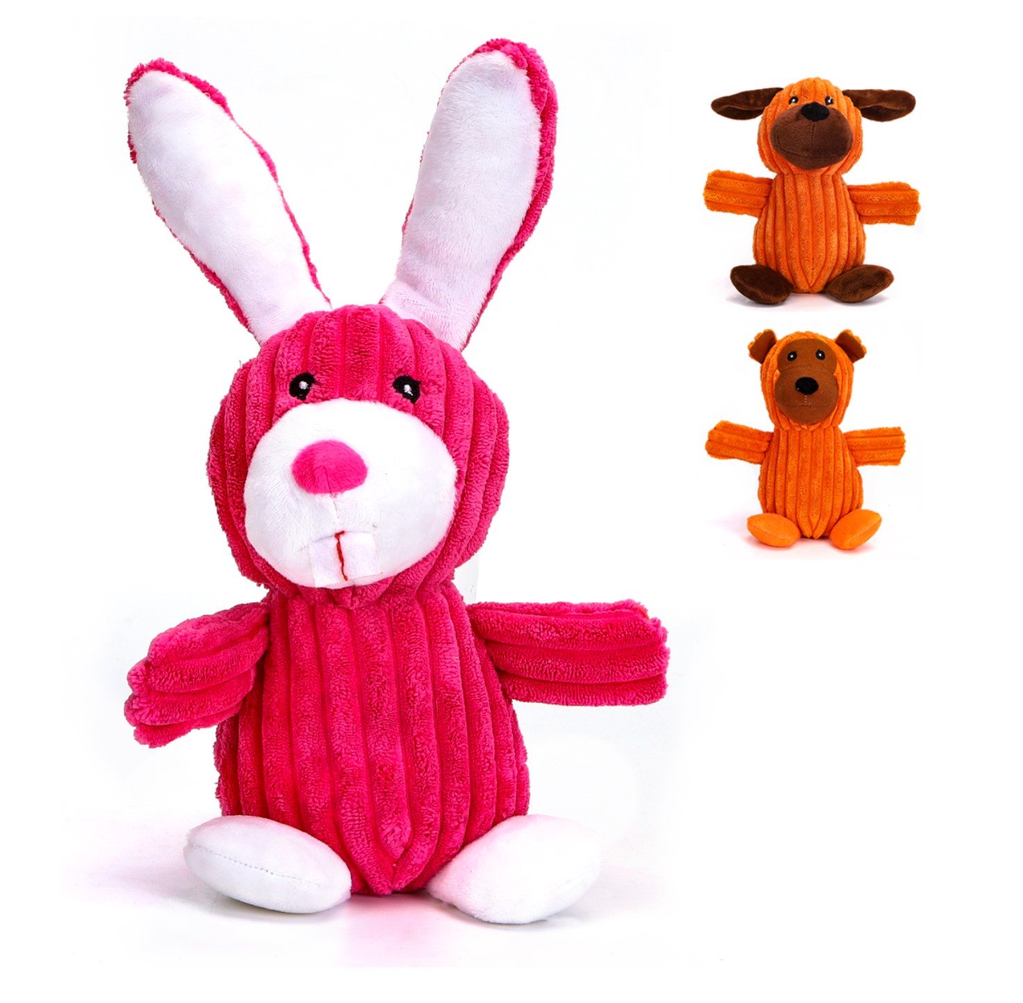 Nobleza Hondenspeelgoed - Knuffelbeer met piep