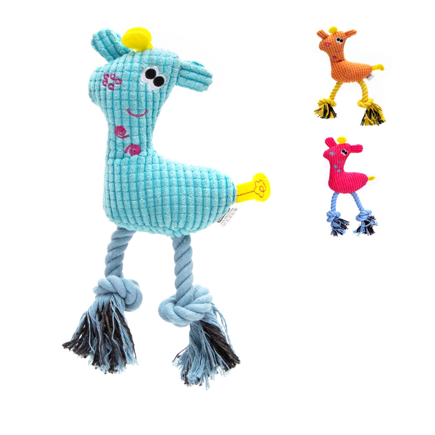 Nobleza Hondenknuffel met flostouw en piep