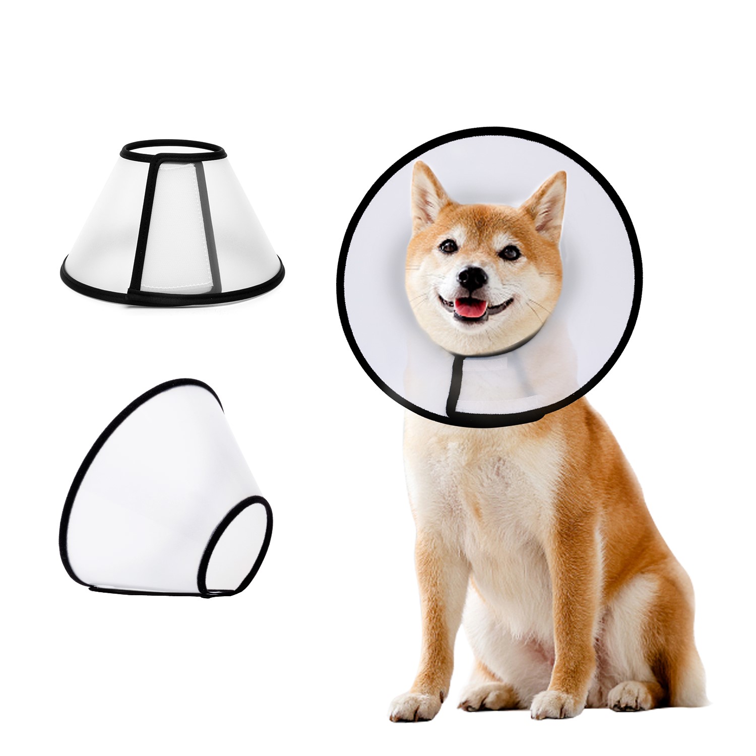 Nobleza Beschermkraag voor honden - Maat L