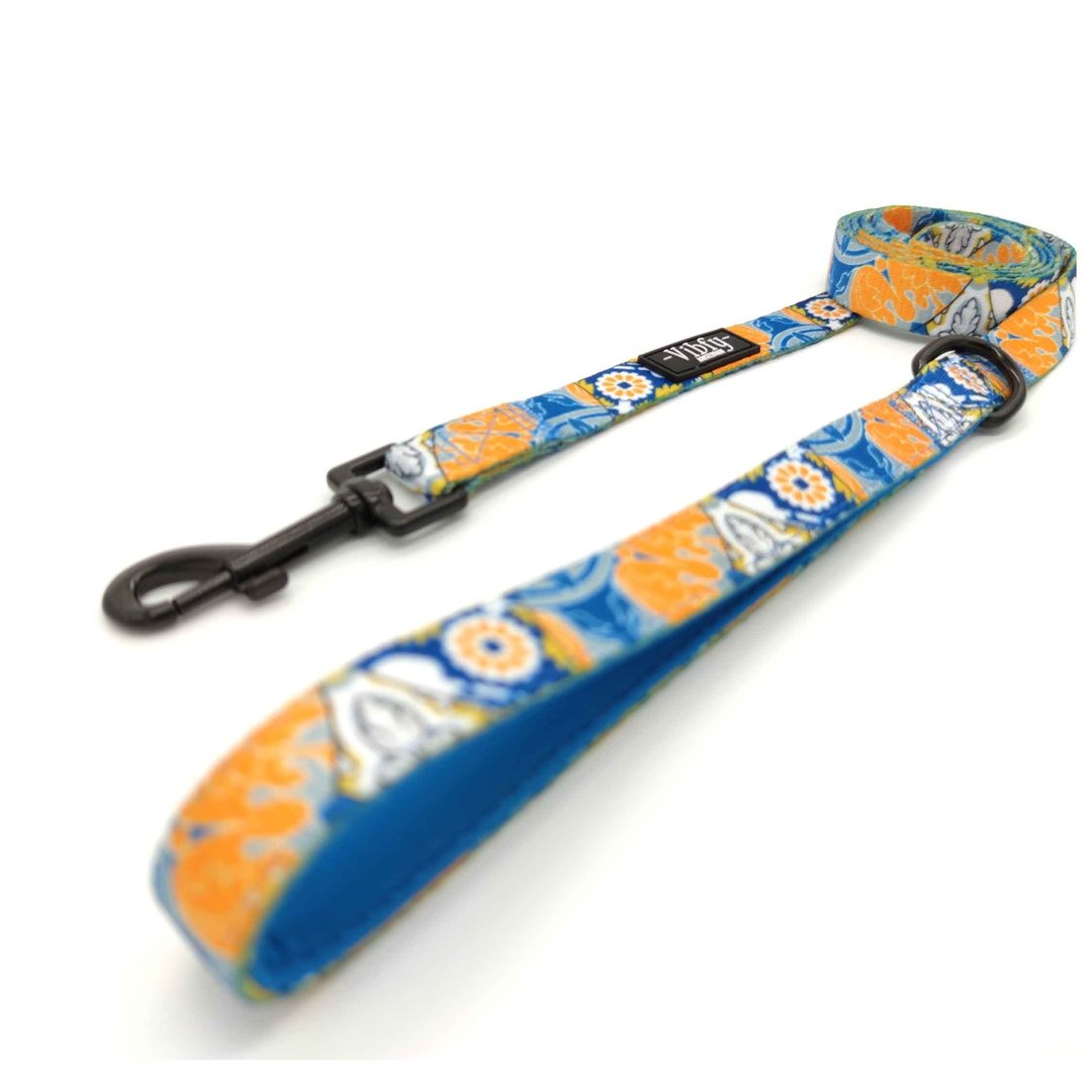 Vibfy Hondenriem - Do It Dutch - Blauw - Lengte 160 cm - Breedte 2,5 cm