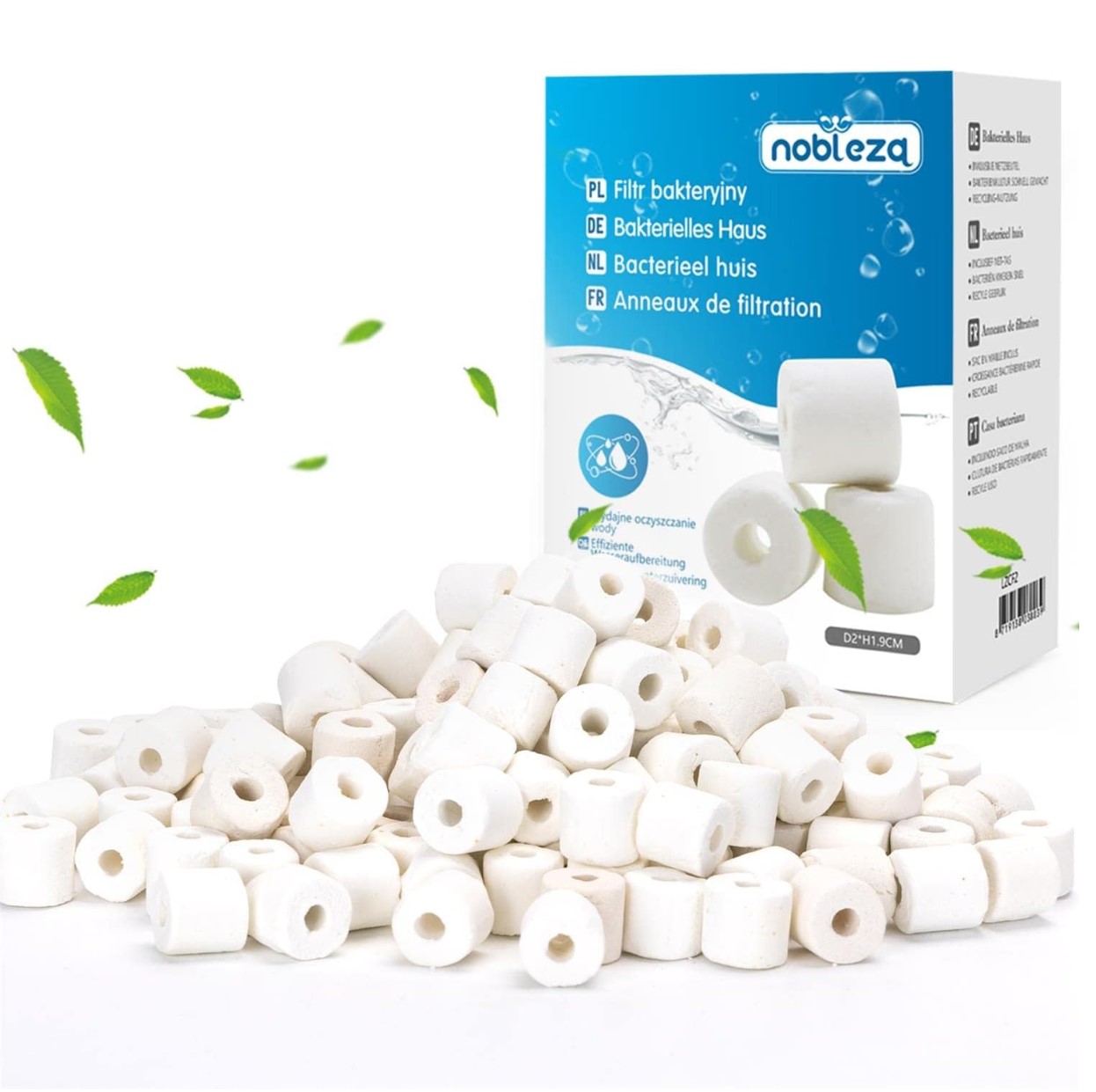 Nobleza Keramische ringen - Aquariumfilter - 100 stuks