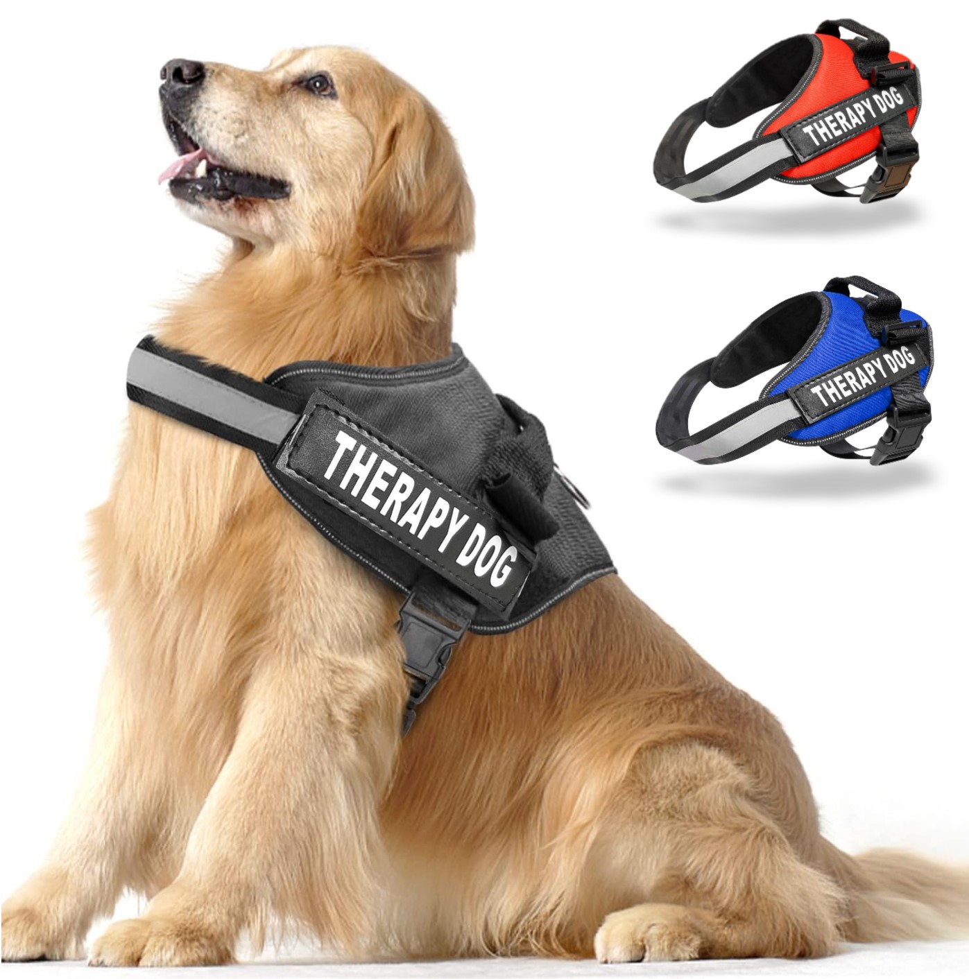 Nobleza Hondenharnas - Therapy Dog - Reflecterend - Maat L