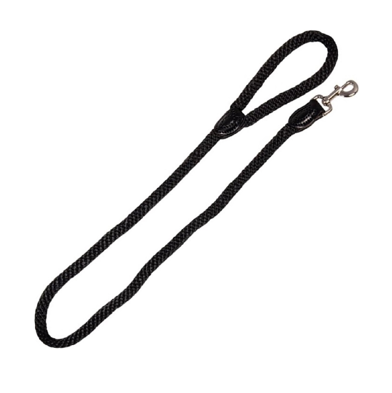 Jack and Vanilla Hondenriem - Rond - Zwart - Lengte 135 cm - Diameter 1,5 cm