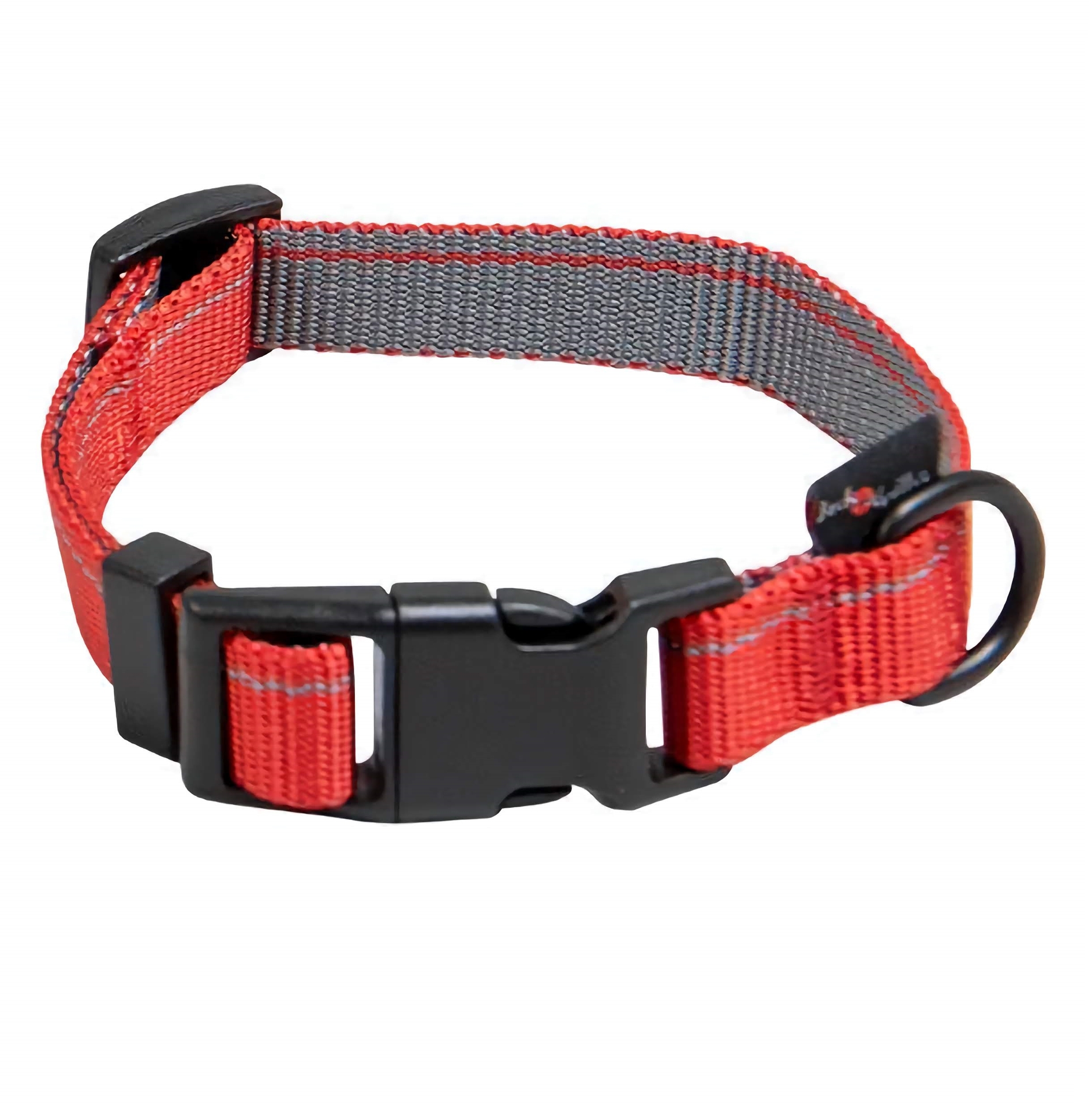 Jack and Vanilla Hondenhalsband - Nylon - Kliksluiting - Rood - 65 cm