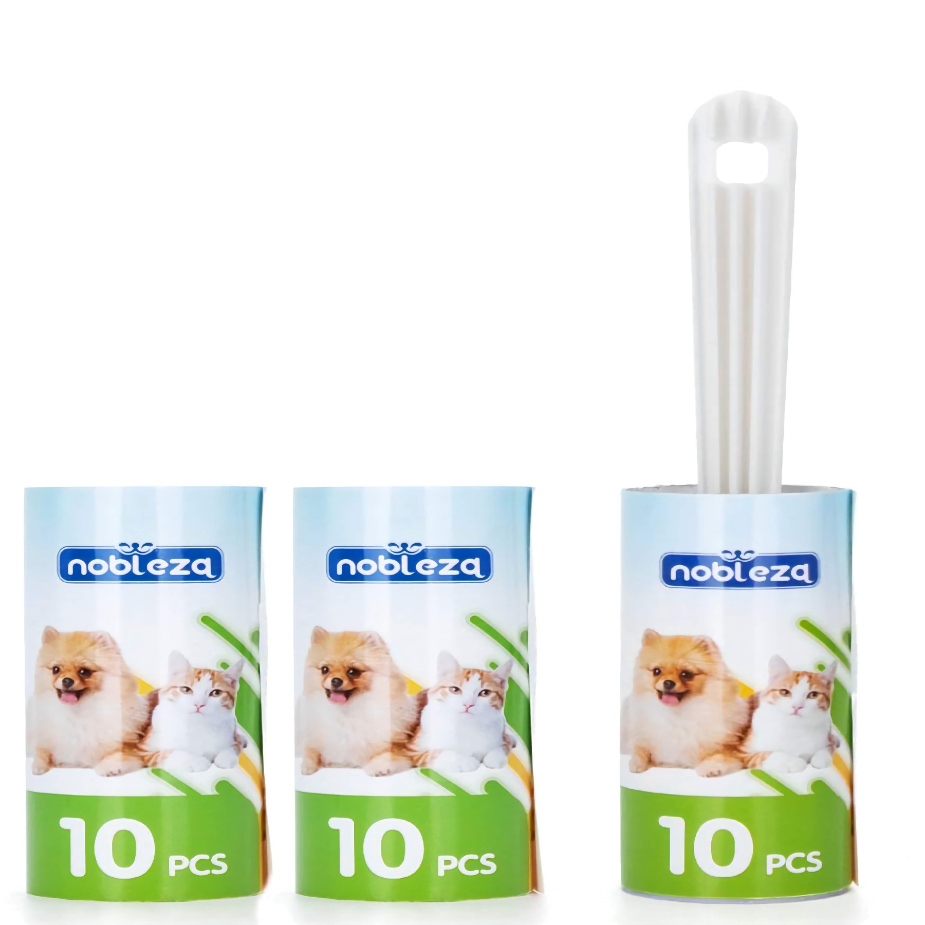 Nobleza Haar- en pluizenroller - 3 Rollen