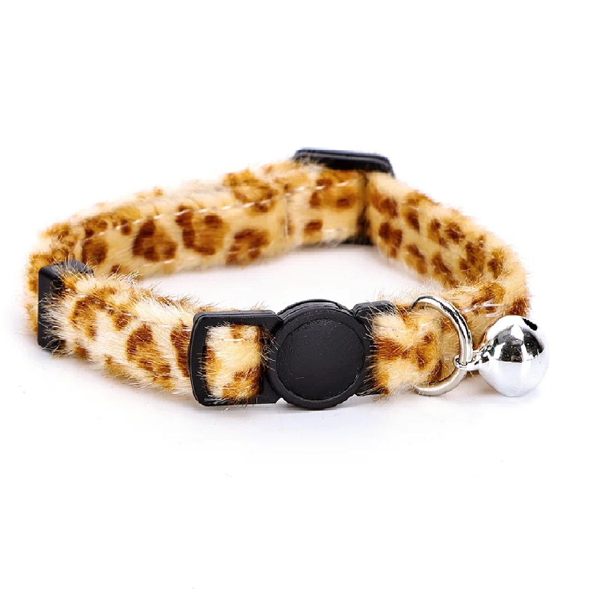 Nobleza Kattenhalsband - Beige - Panterprint
