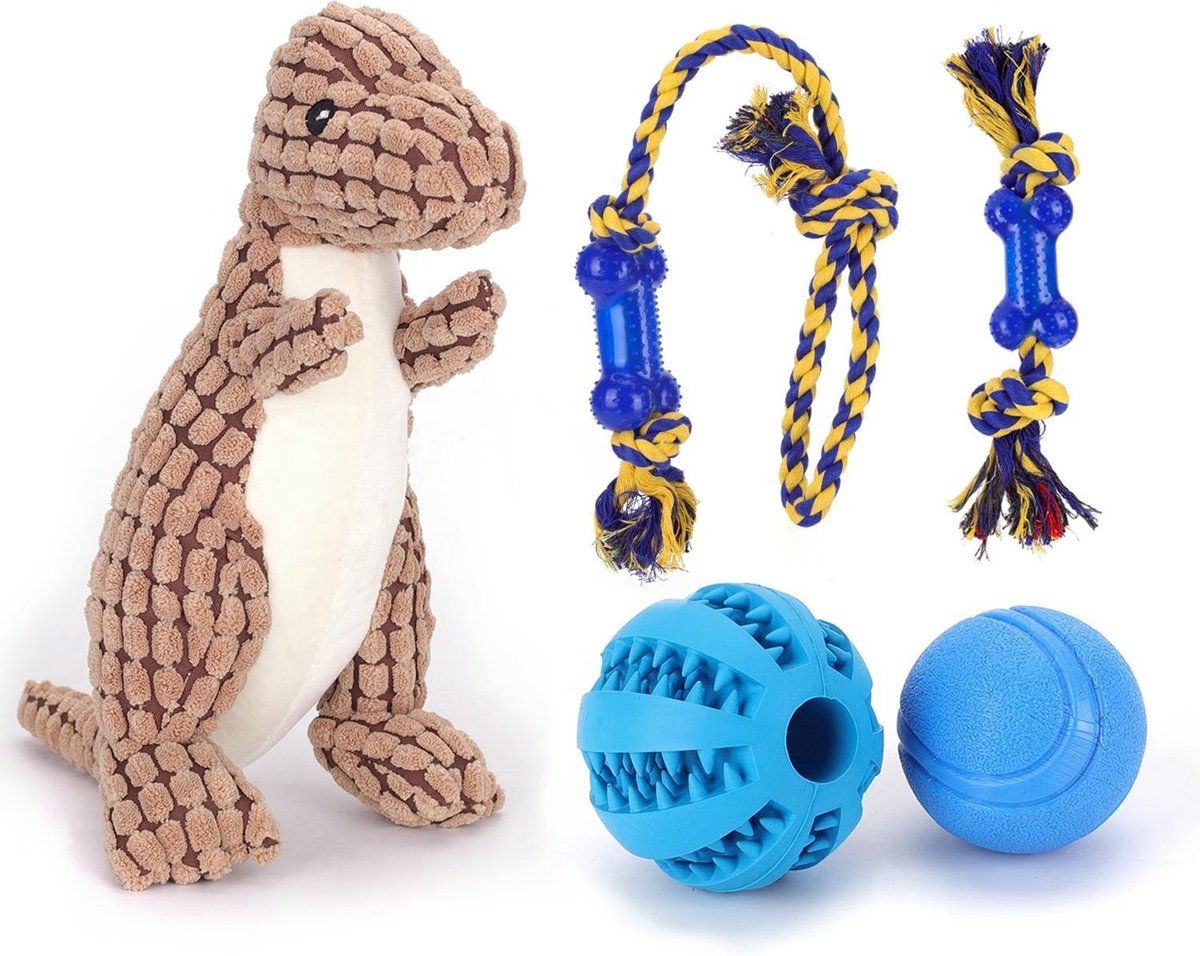 Nobleza Honden speelgoedset - 5 speeltjes
