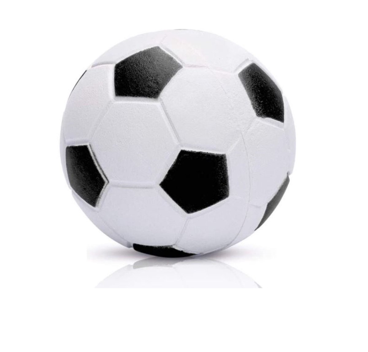 Nobleza Hondenspeeltje - Voetballetje met piep - 7,5 cm