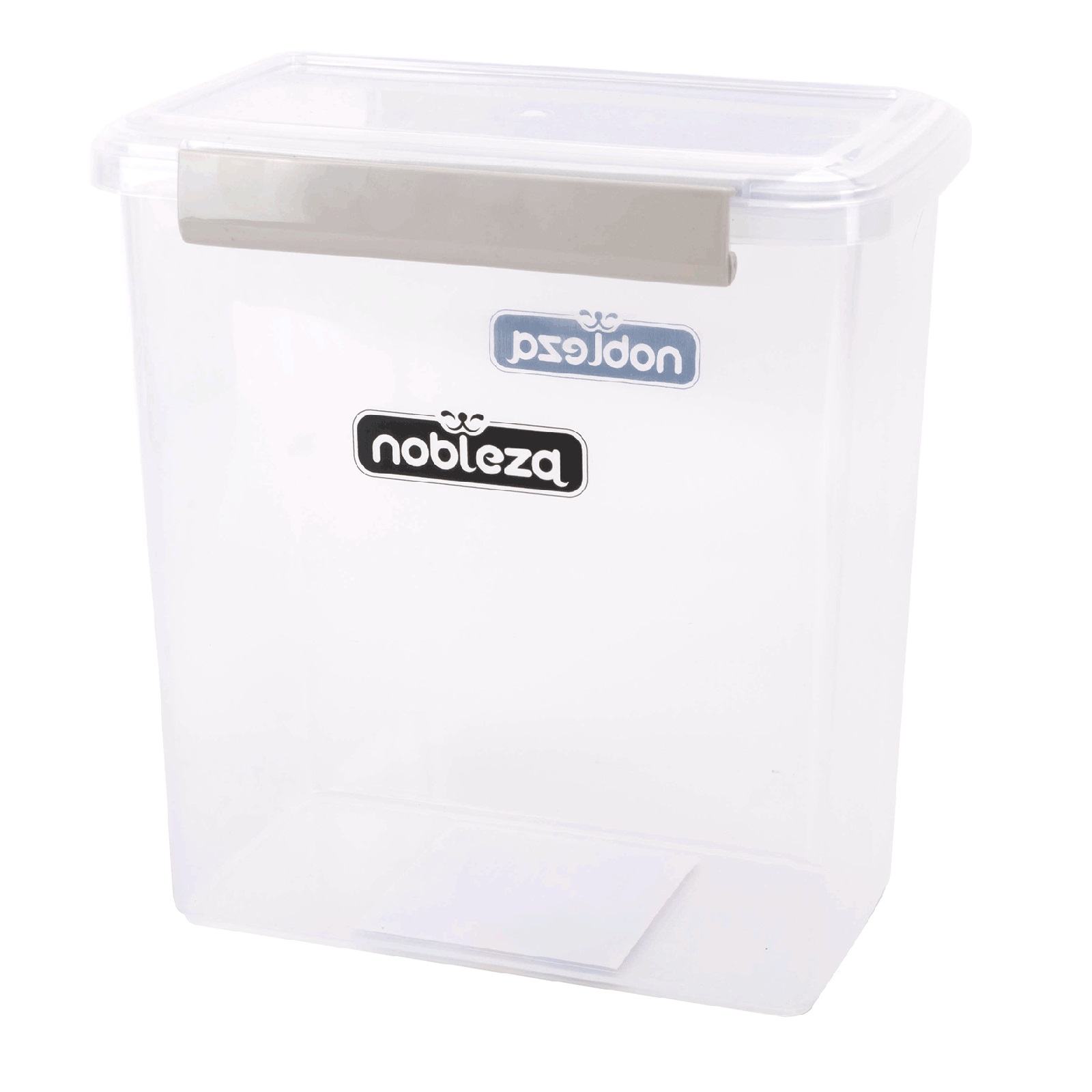 Nobleza Voedselcontainer - Bewaardoos voor voer - Kleine voercontainer voor huisdieren - Transparant - 5,8 L